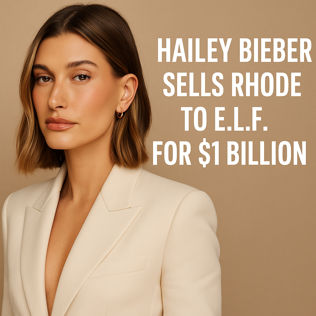 Hailey Bieber Sells Rhode to e.l.f. Beauty in $1 Billion Deal: What It Means for the Beauty Industry