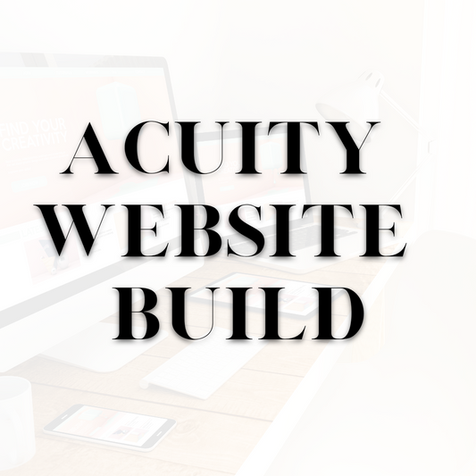 Acuity Website Build